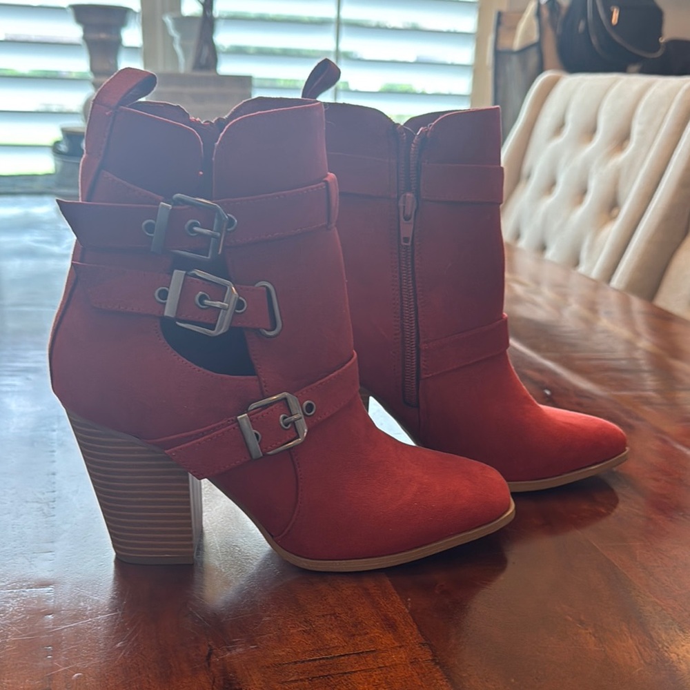 Wonderly Red Heeled Boots for a Bold Statement